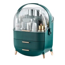 Three drawer cosmetic container